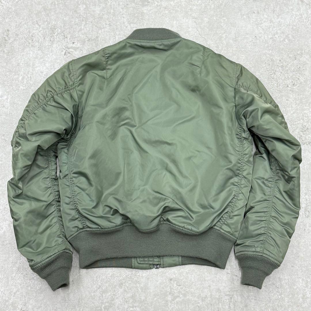 ◎AVIREX MA-1 フライトジャケット ボンバージャケット L カーキ