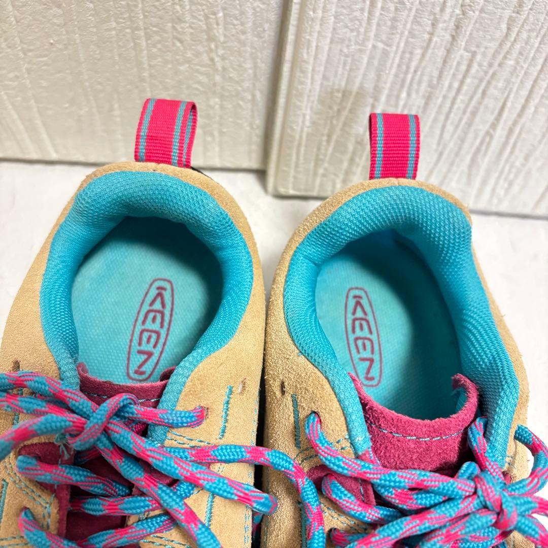 【極美品】 ✨KEENジャスパー スニーカー ベージュ 24.5㎝ レアカラー