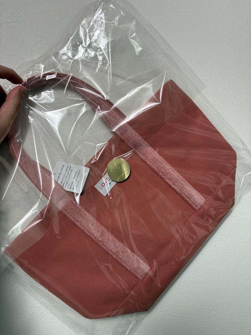 【新品タグ付】フェイラー　オールドテディガールワッペントート　ピンク