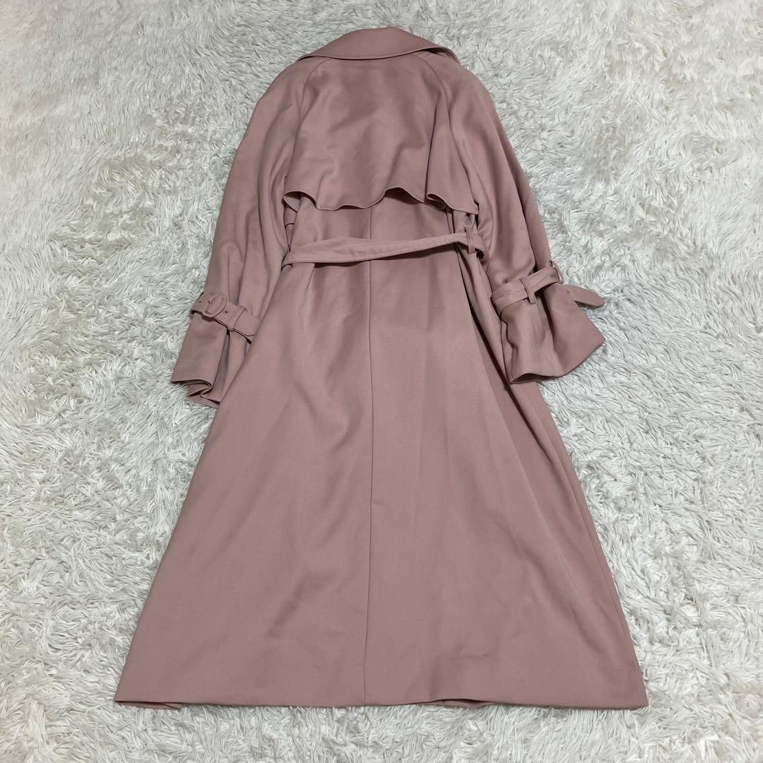 新品 ノエラ ガウントレンチコート ピンクベージュ スプリングコート M