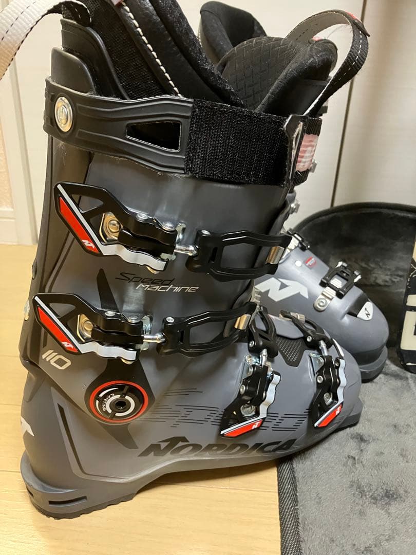 Elan スキーセット 板150㎝　ノルディカ　スピードマシン110