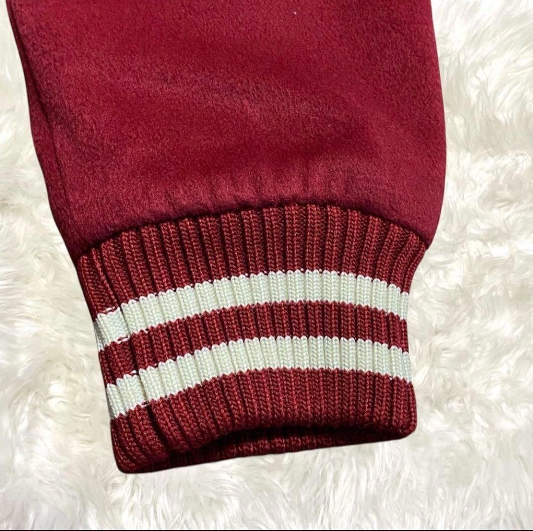 未使用タグ付　LABROS スタジャン ブルゾン メンズ L位相当　M ワッペン