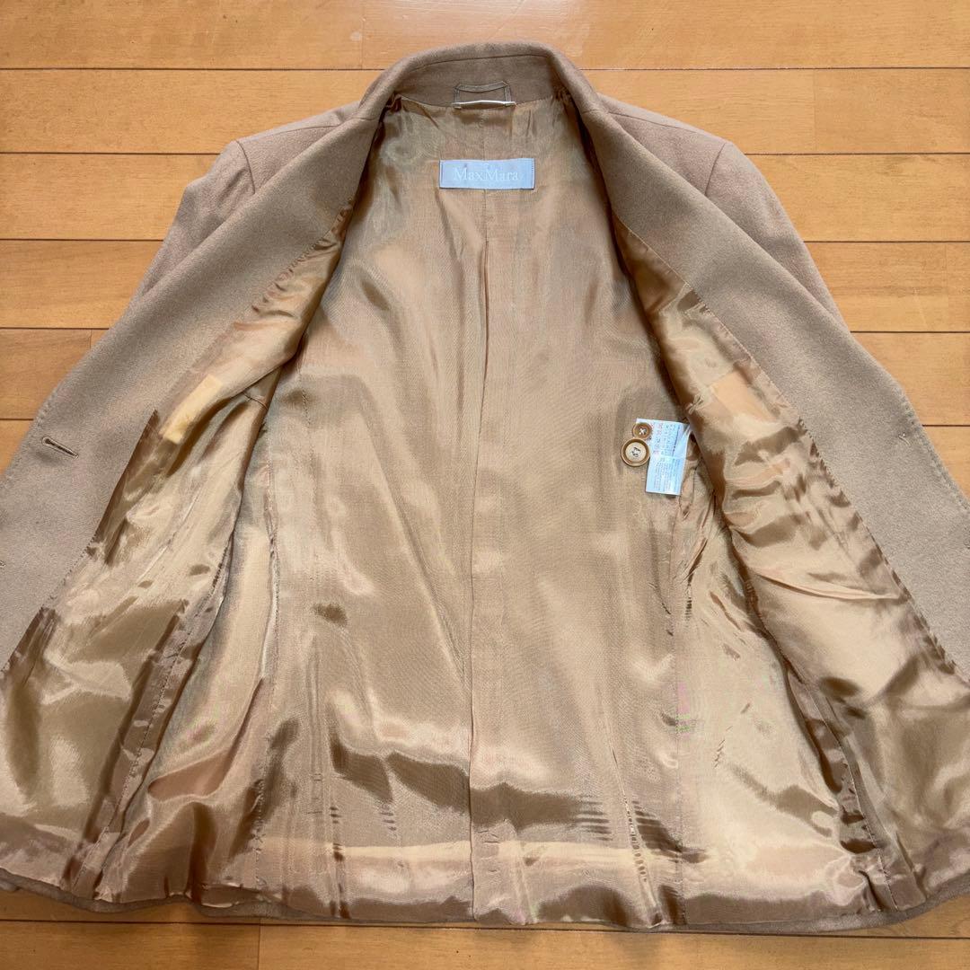 【美品】MaxMaraマックスマーラ♥︎テーラード／ウールジャケット　キャメル