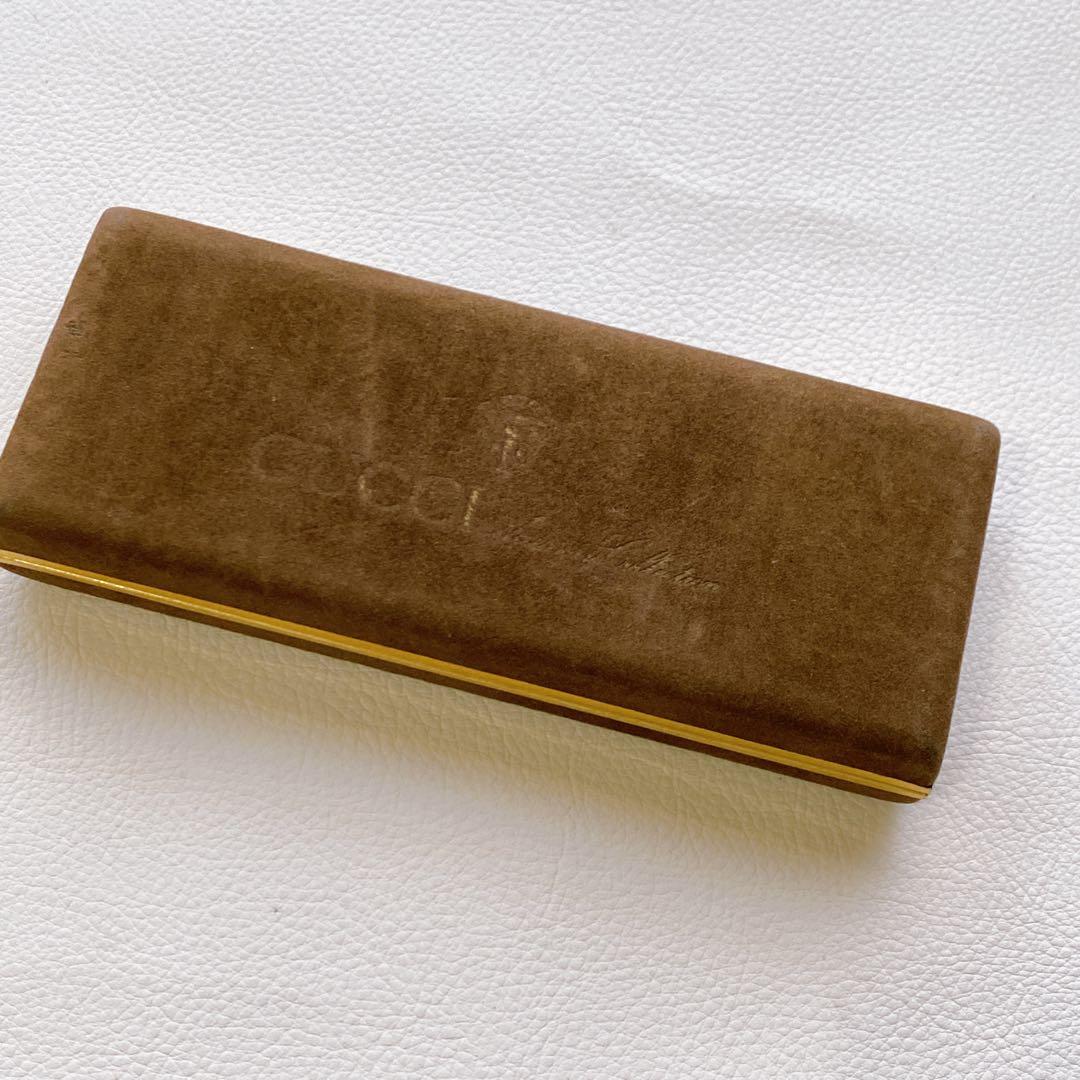 美品 オールドグッチ カフスボタン ネクタイピンセット ヴィンテージ シェリー