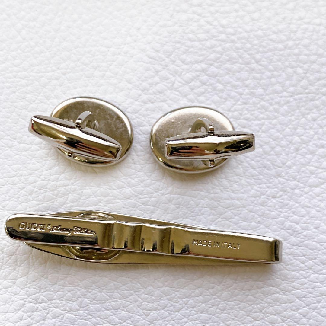 美品 オールドグッチ カフスボタン ネクタイピンセット ヴィンテージ シェリー
