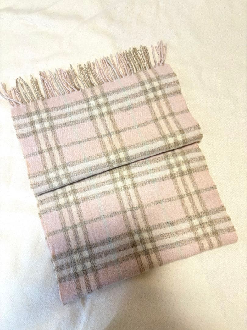 BURBERRY バーバリー マフラー カシミヤ100% チェック