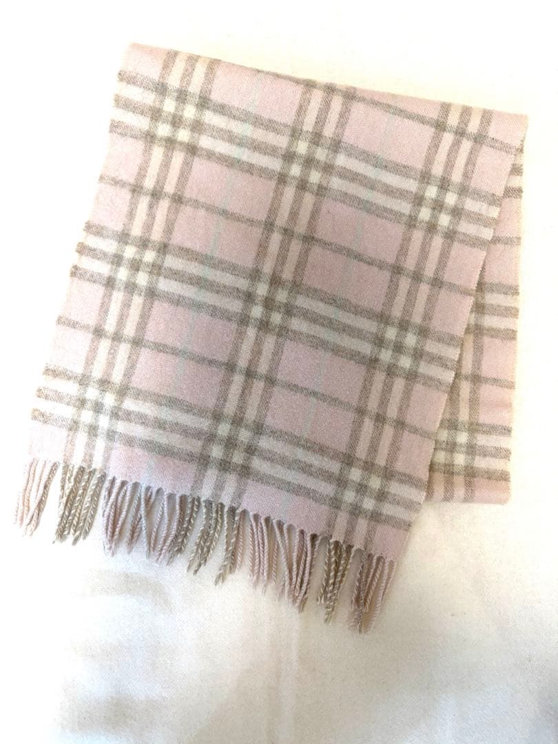 BURBERRY バーバリー マフラー カシミヤ100% チェック