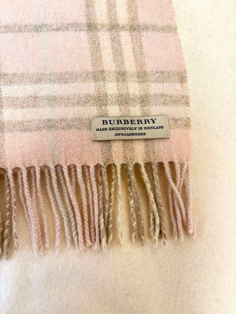 BURBERRY バーバリー マフラー カシミヤ100% チェック