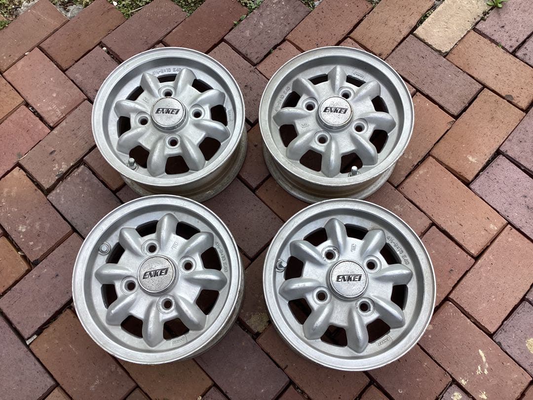 ENKEI マグ　⒋5JX10 PCD100 当時物❗️程度良好　4本セット