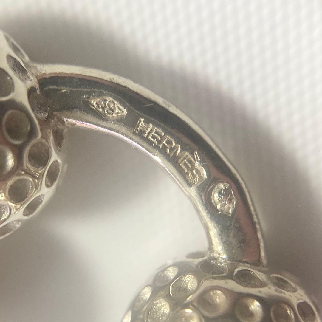HERMES silver925 ボールカフス　vintage