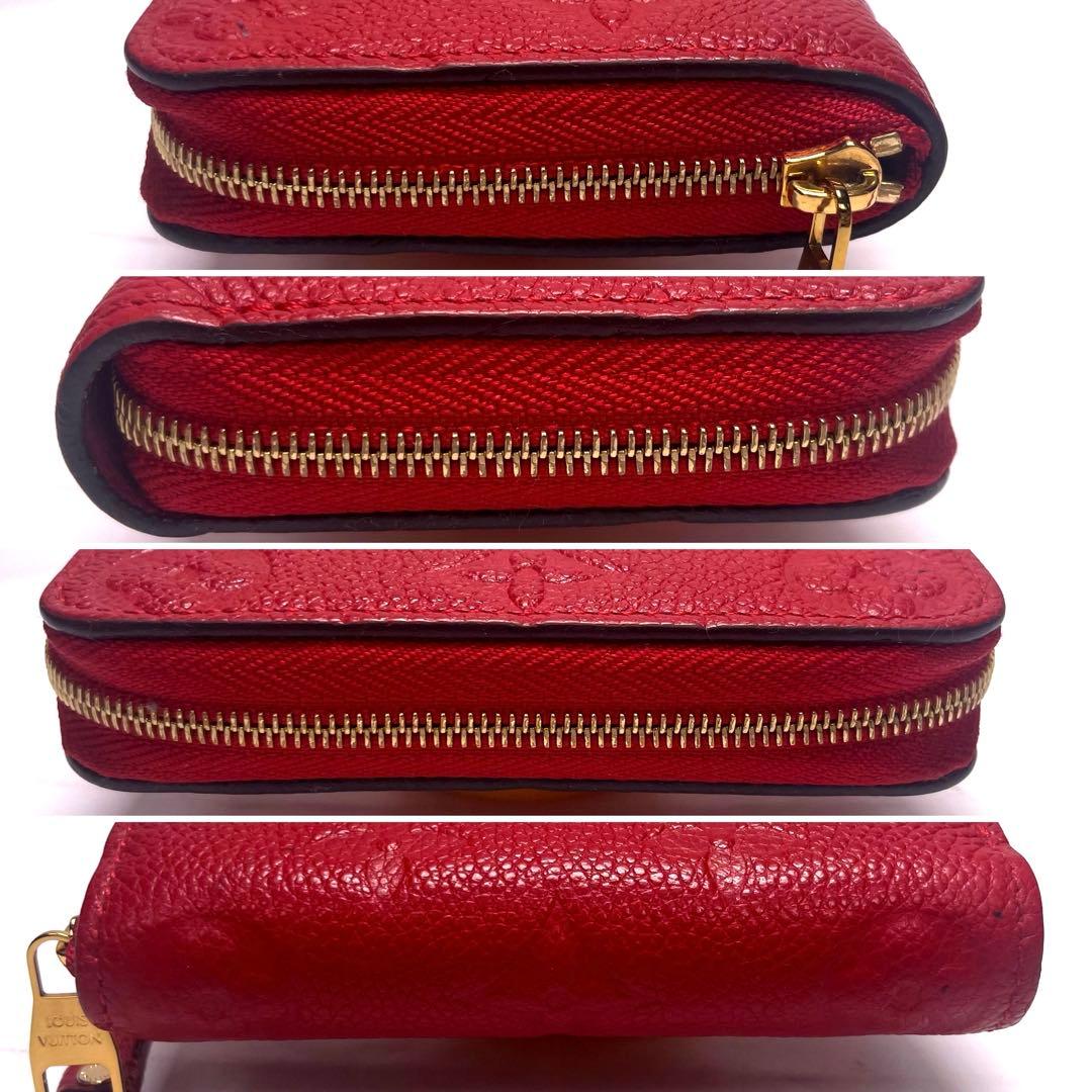 ルイヴィトン✨アンプラント ジッピー パース レッド