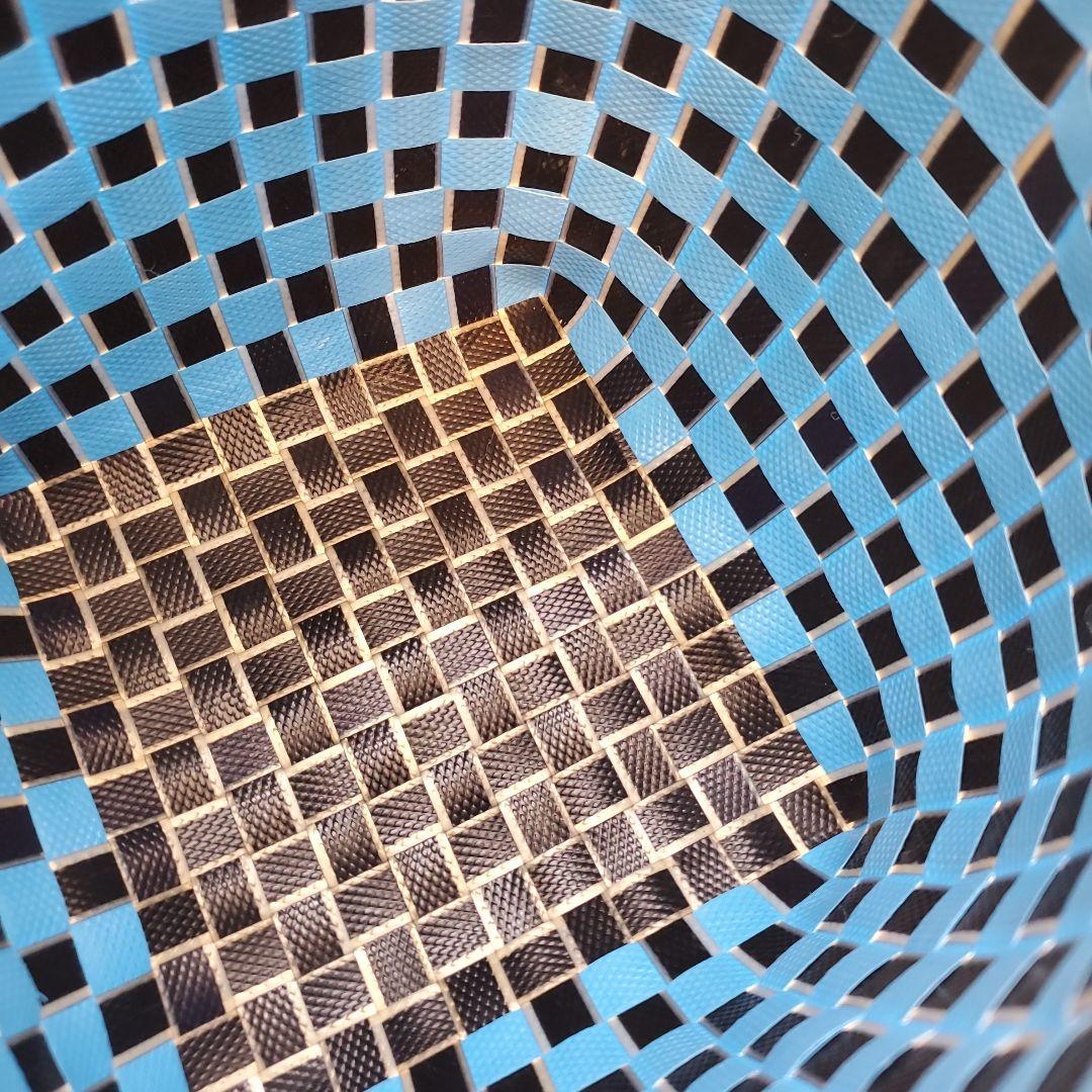 ⭐極美品⭐MARNI ワンハンドル かごバッグ　ブルー×ブラック