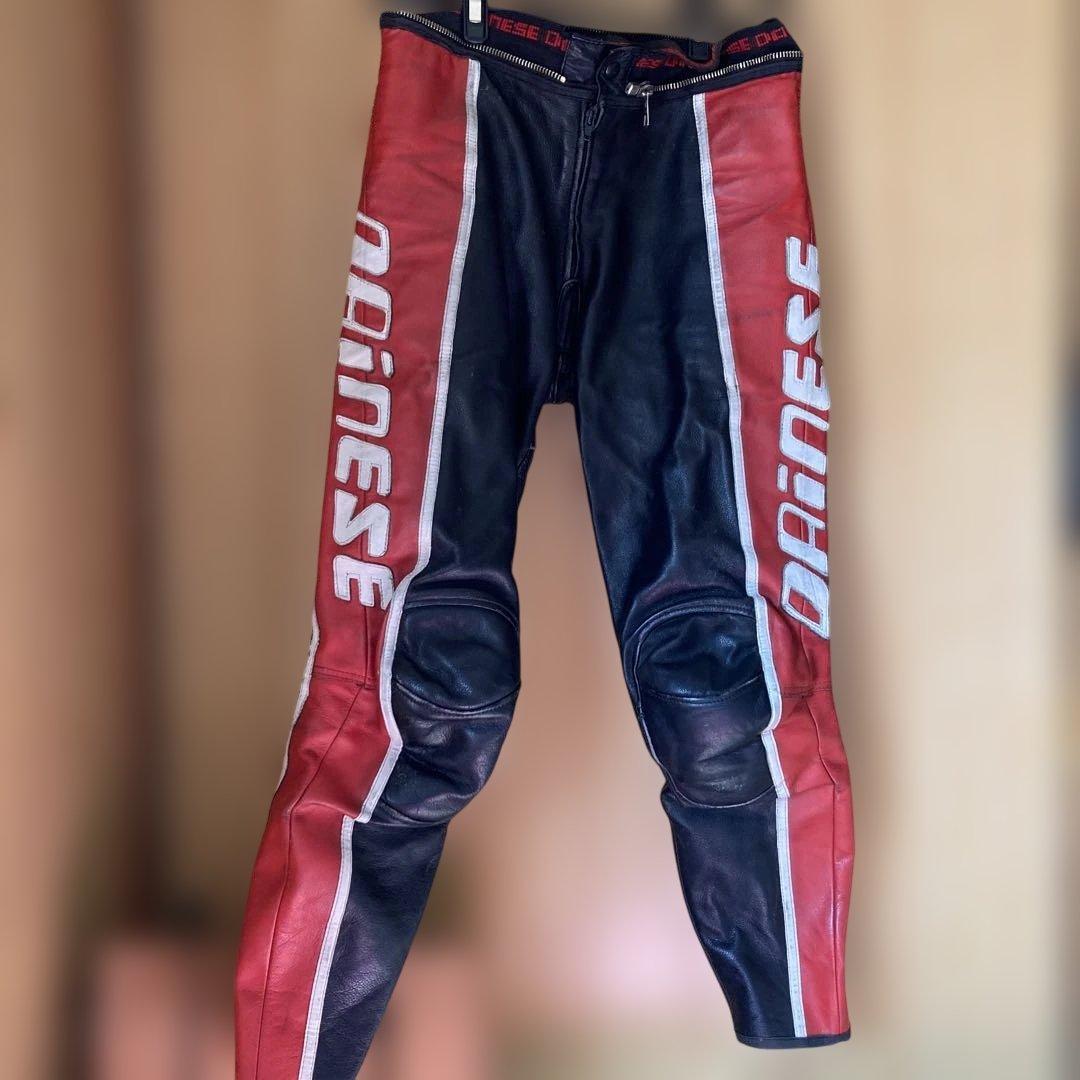 【最終価格】イタリア製 DAINESE ビンテージ レザーツナギ 48