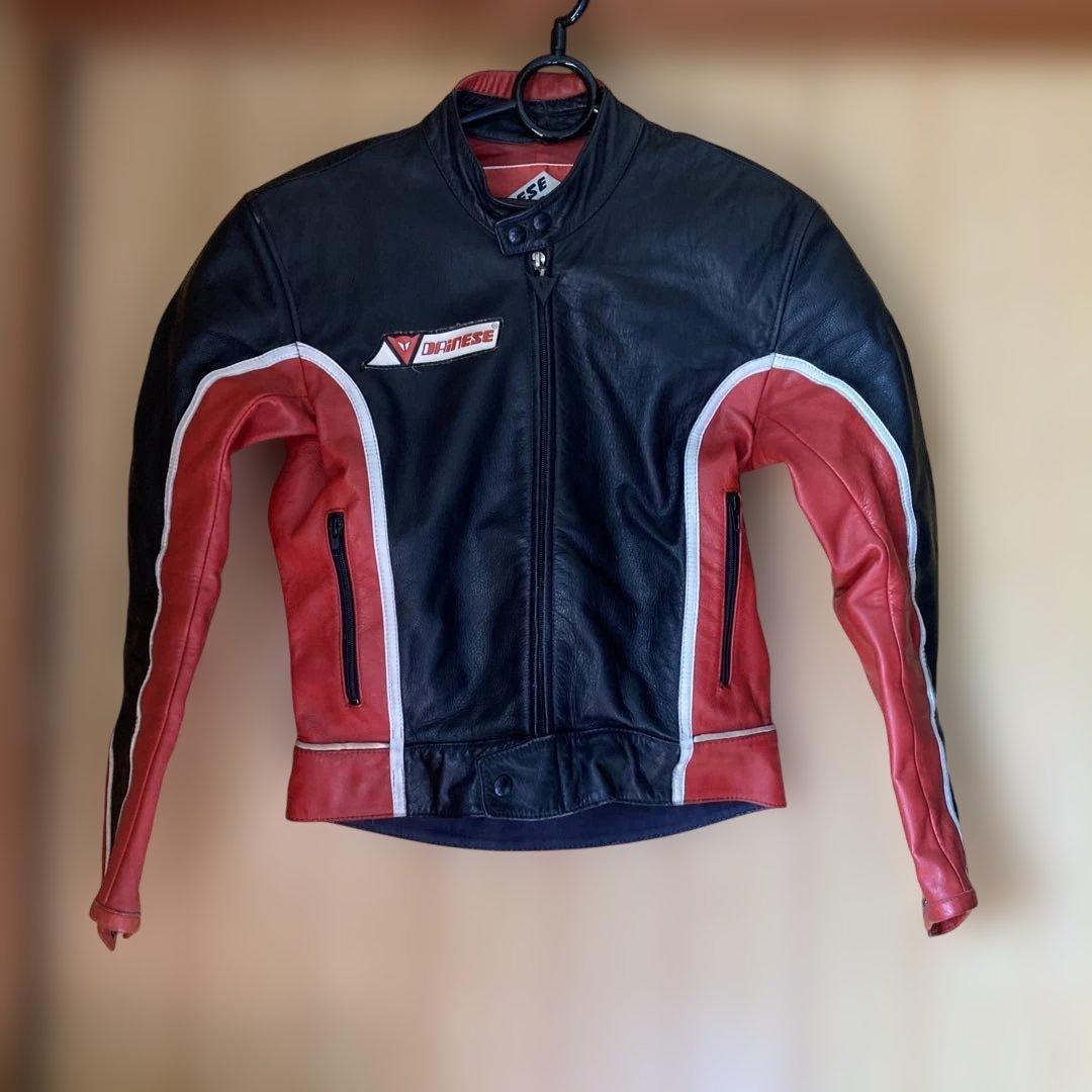 【最終価格】イタリア製 DAINESE ビンテージ レザーツナギ 48