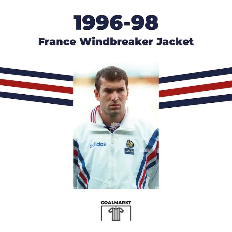 【EURO1996モデル】フランス代表 １９９６ アディダストラックジャケット