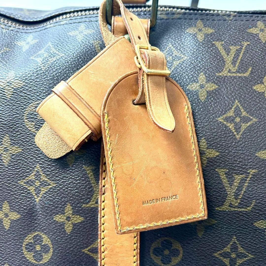 ルイヴィトン　モノグラム　キーポル55 ボストンバッグ　ブラウン