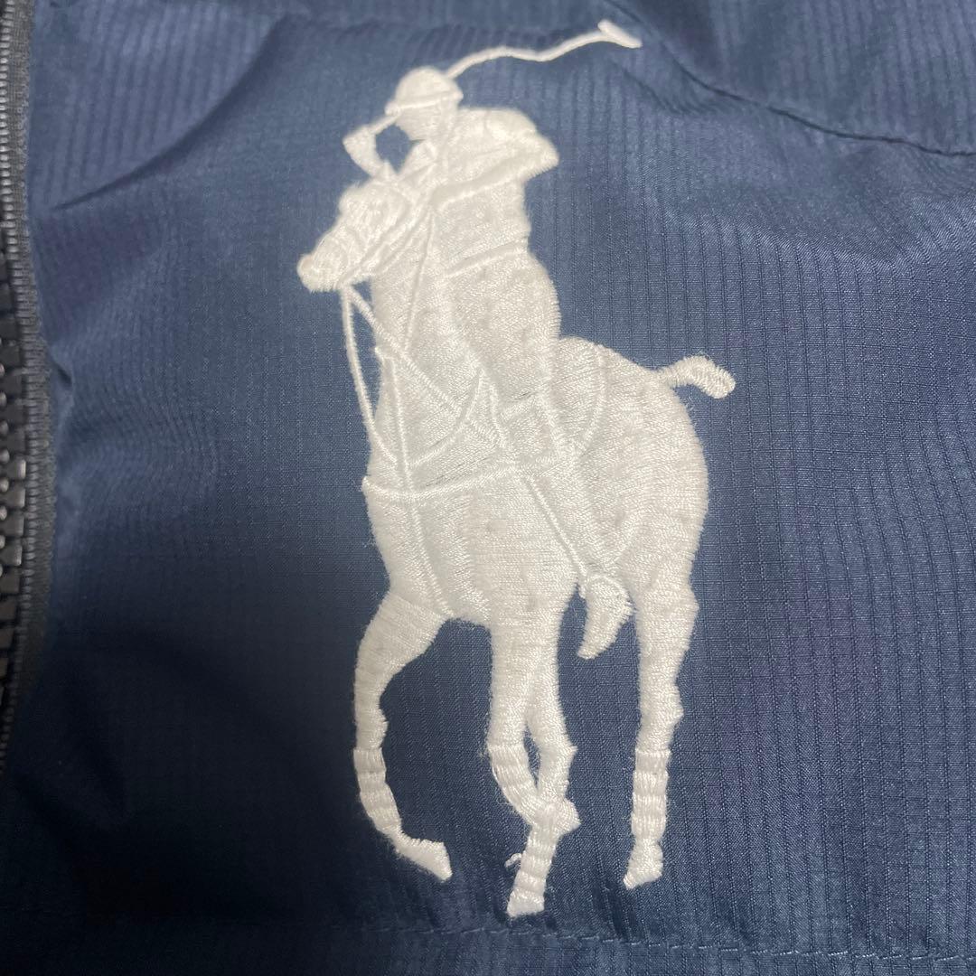 ★美品★XS POLO RALPH LAUREN ネイビーダウンベスト