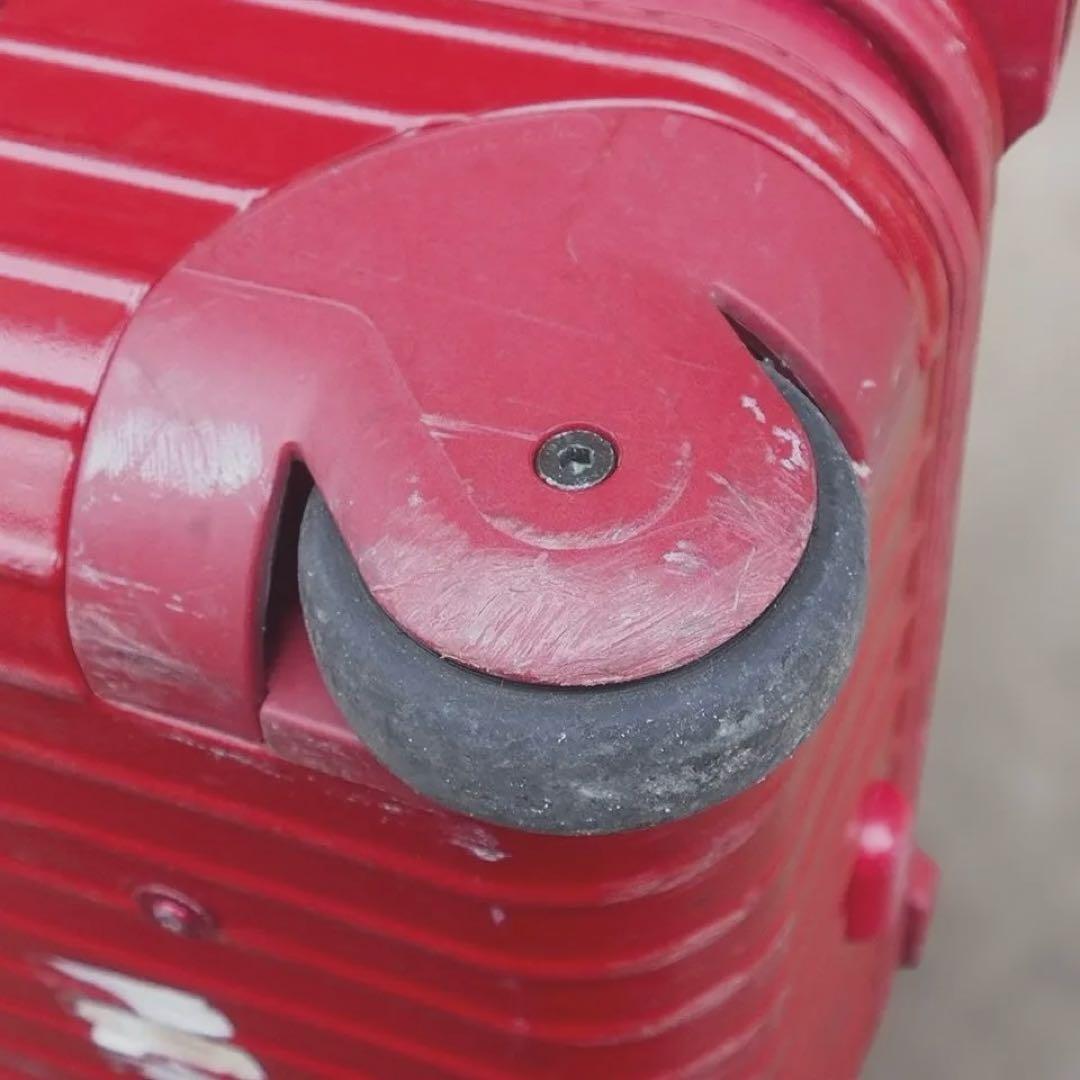 希少♪ ２個セットでお得♪ RIMOWAリモワキャリーケースサルサ レッド色♫