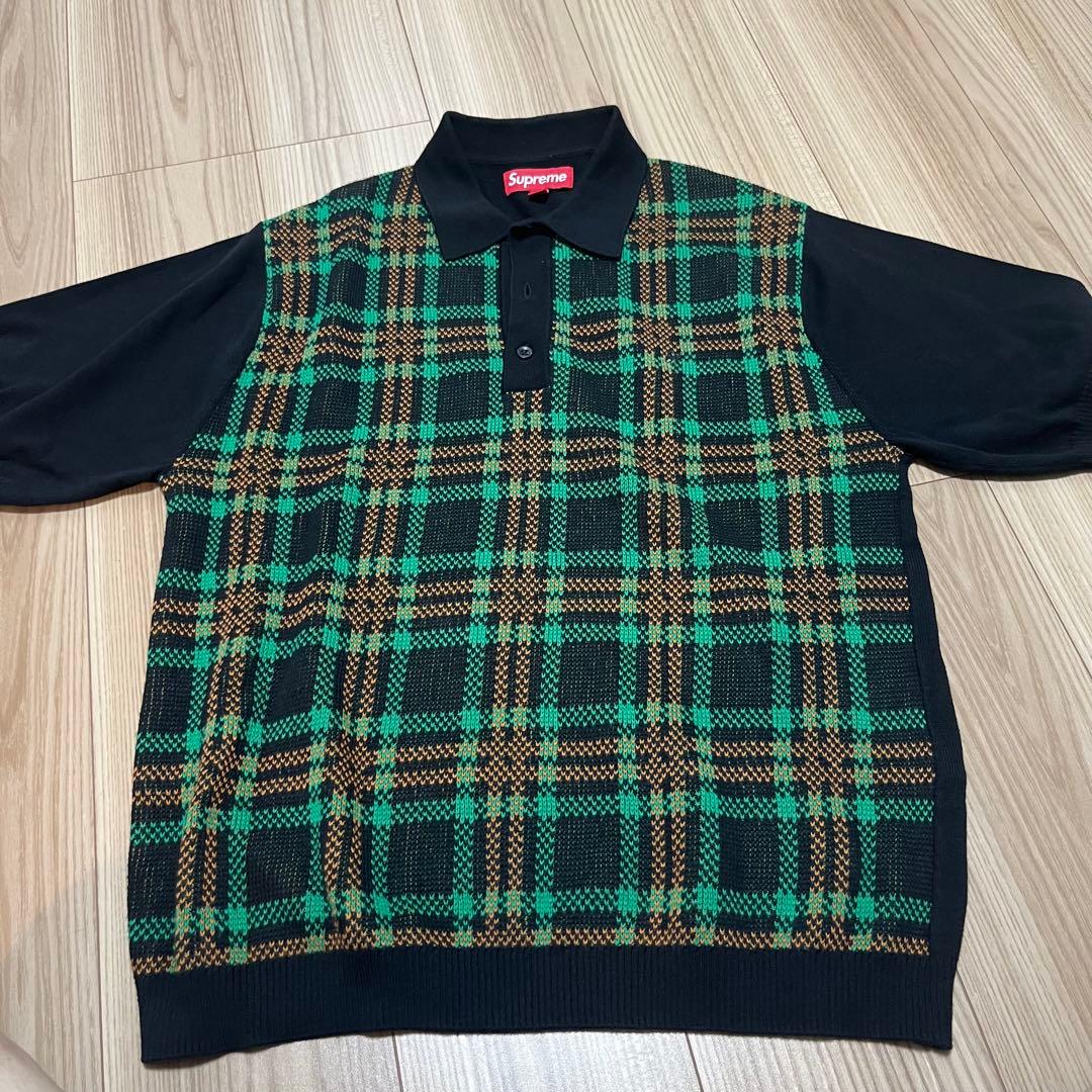 Supreme チェック柄 ポロシャツ S