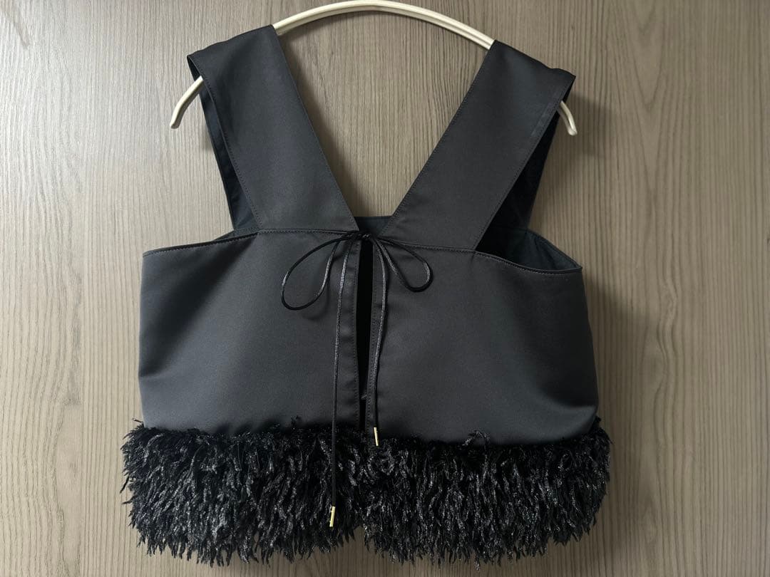 tomorrowland Ballsey フェザーコンビ ショートビスチェ