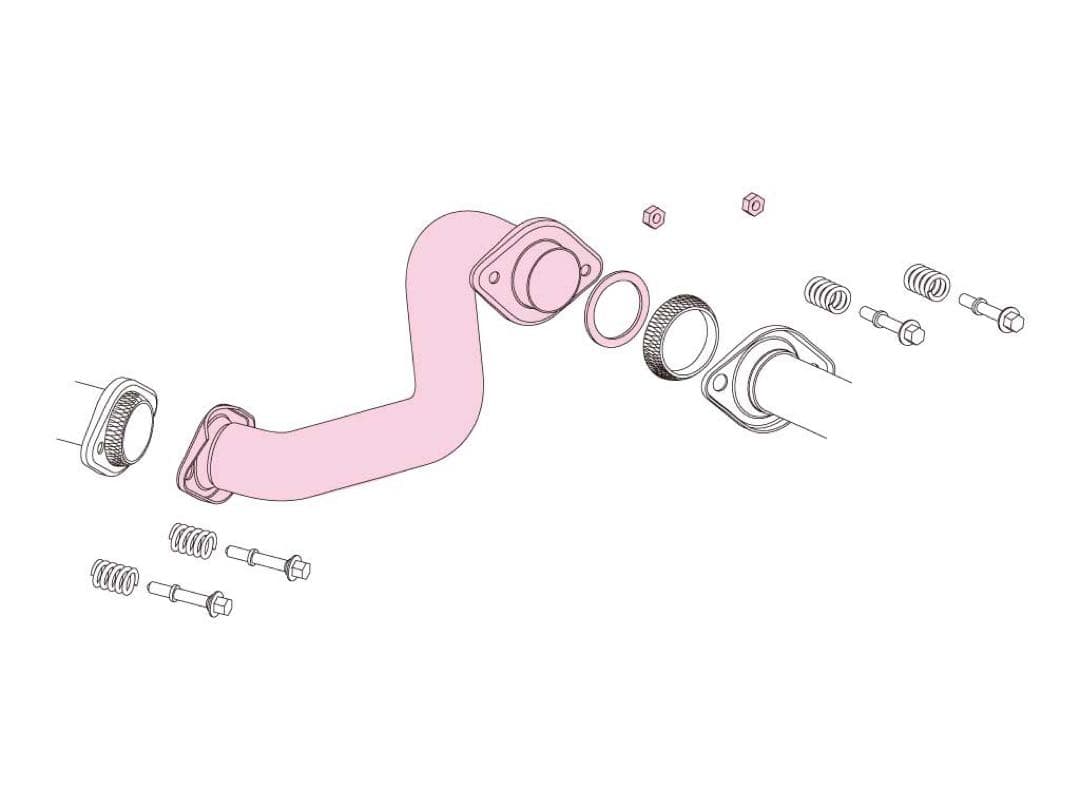 FUJITSUBO(フジツボ) フロントパイプ　スイスポ　ZC33S用　未使用