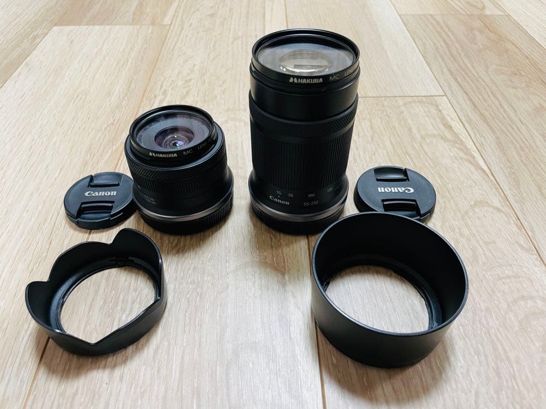 Canon キヤノンRF 18-45mm・55-210mm ズームレンズ