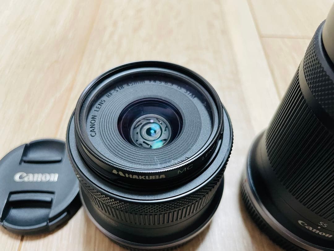Canon キヤノンRF 18-45mm・55-210mm ズームレンズ