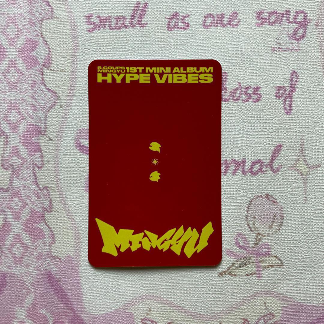 SEVENTEENファンパーティー ミンギュ hype vibes C×Mトレカ