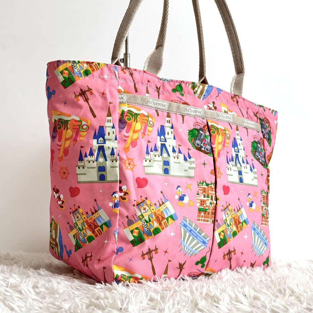 【美品】 レスポートサック 東京ディズニーリゾート 限定コラボ トートバッグ