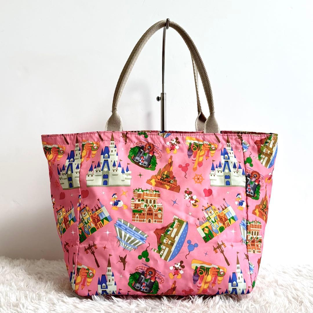 【美品】 レスポートサック 東京ディズニーリゾート 限定コラボ トートバッグ