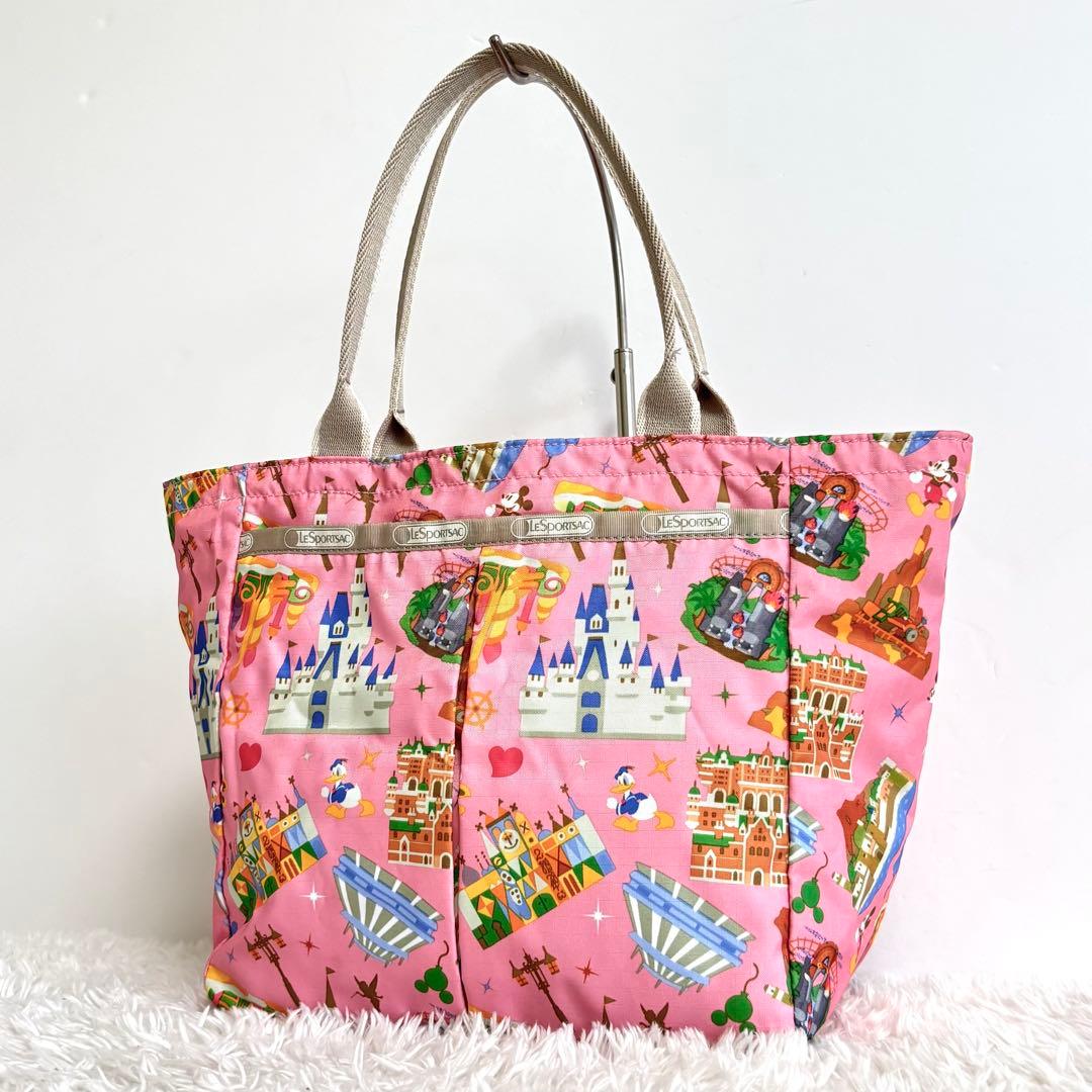 【美品】 レスポートサック 東京ディズニーリゾート 限定コラボ トートバッグ