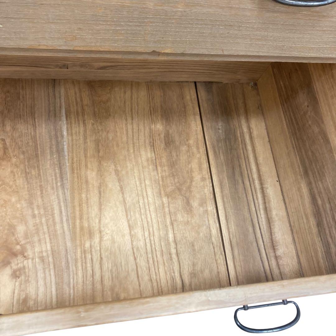 送料無料 昭和レトロ 桐ダンス 5段 上下セパレート可 鍵付き