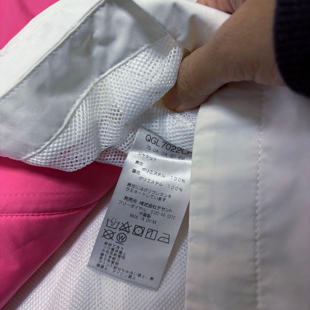 ルコックゴルフ レインウェア セットアップ ピンク 防水 ゴルフウェア