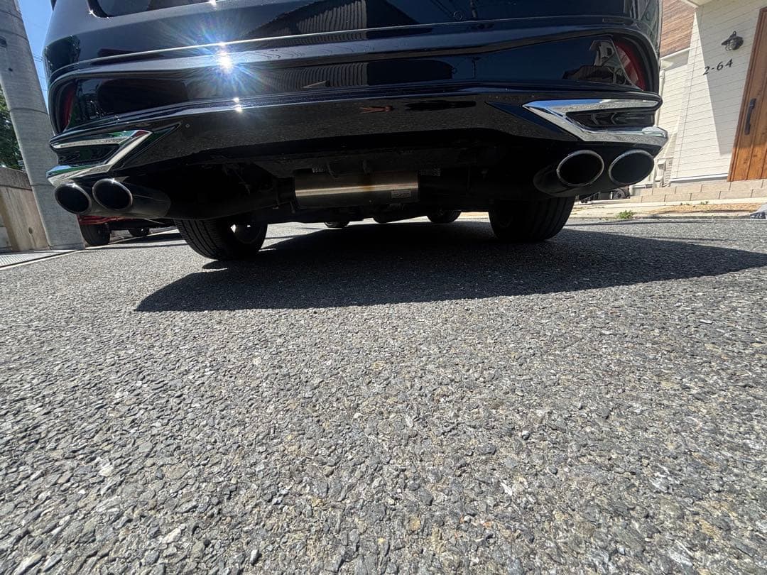 50プリウス後期　4本出しマフラー　リアピース