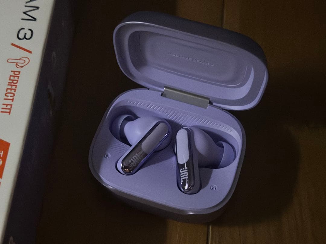 JBL LIVE BEAM3 パープル 【美品】 イヤホン