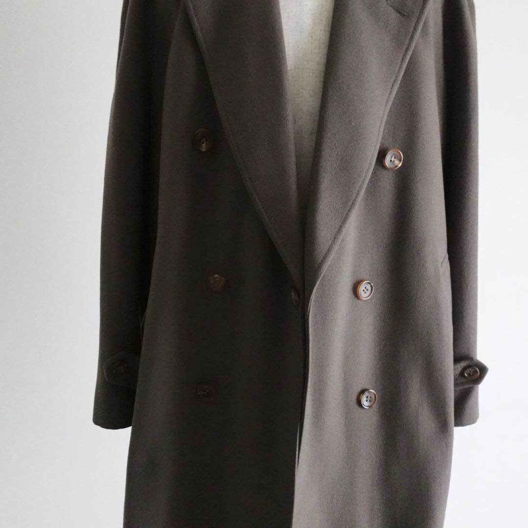 Kilgour,French&Stunbury カシミアウール　ダブルコート