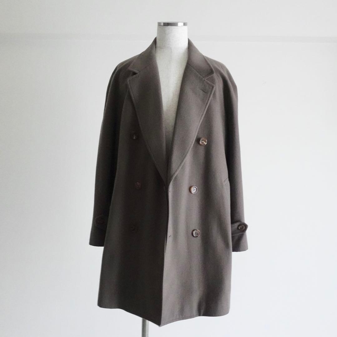 Kilgour,French&Stunbury カシミアウール　ダブルコート