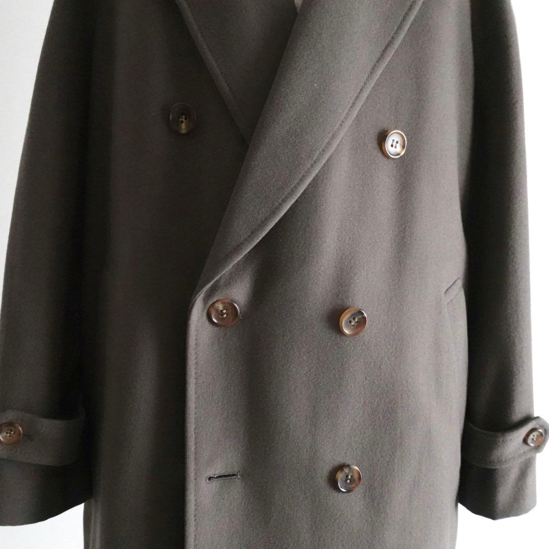 Kilgour,French&Stunbury カシミアウール　ダブルコート