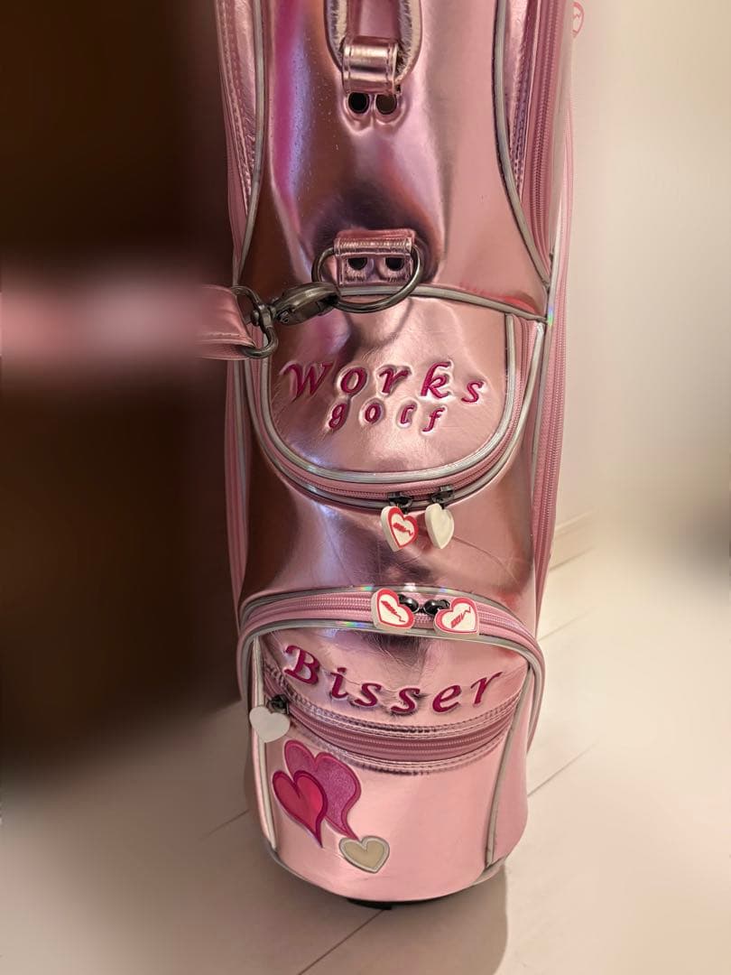 【最終値下げ】Bisser ピンク ゴルフバッグ