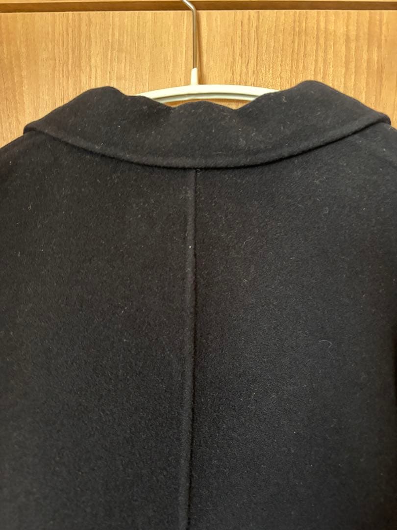 ギャルリーヴィー　ウールカシミア　ネイビーチェスターコート