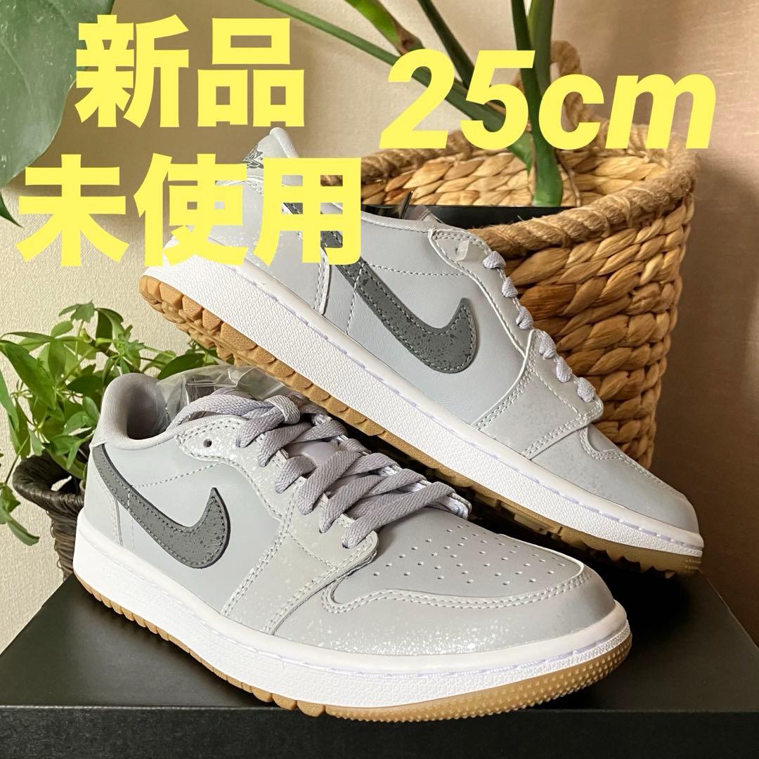 シューズ(女性用) Nike Air Jordan 1 Low Golf Wolf Grey Gum