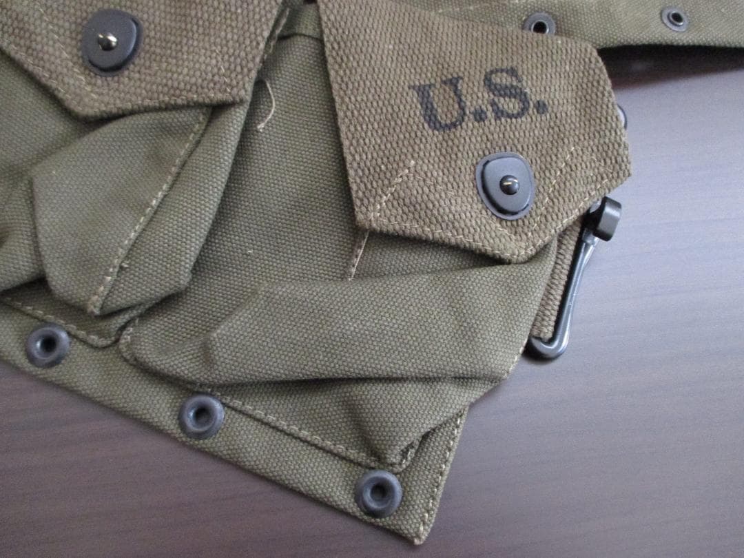 新品　レプリカ　OD色　米軍　M1938　ブローニング　BAR　マシンガンベルト