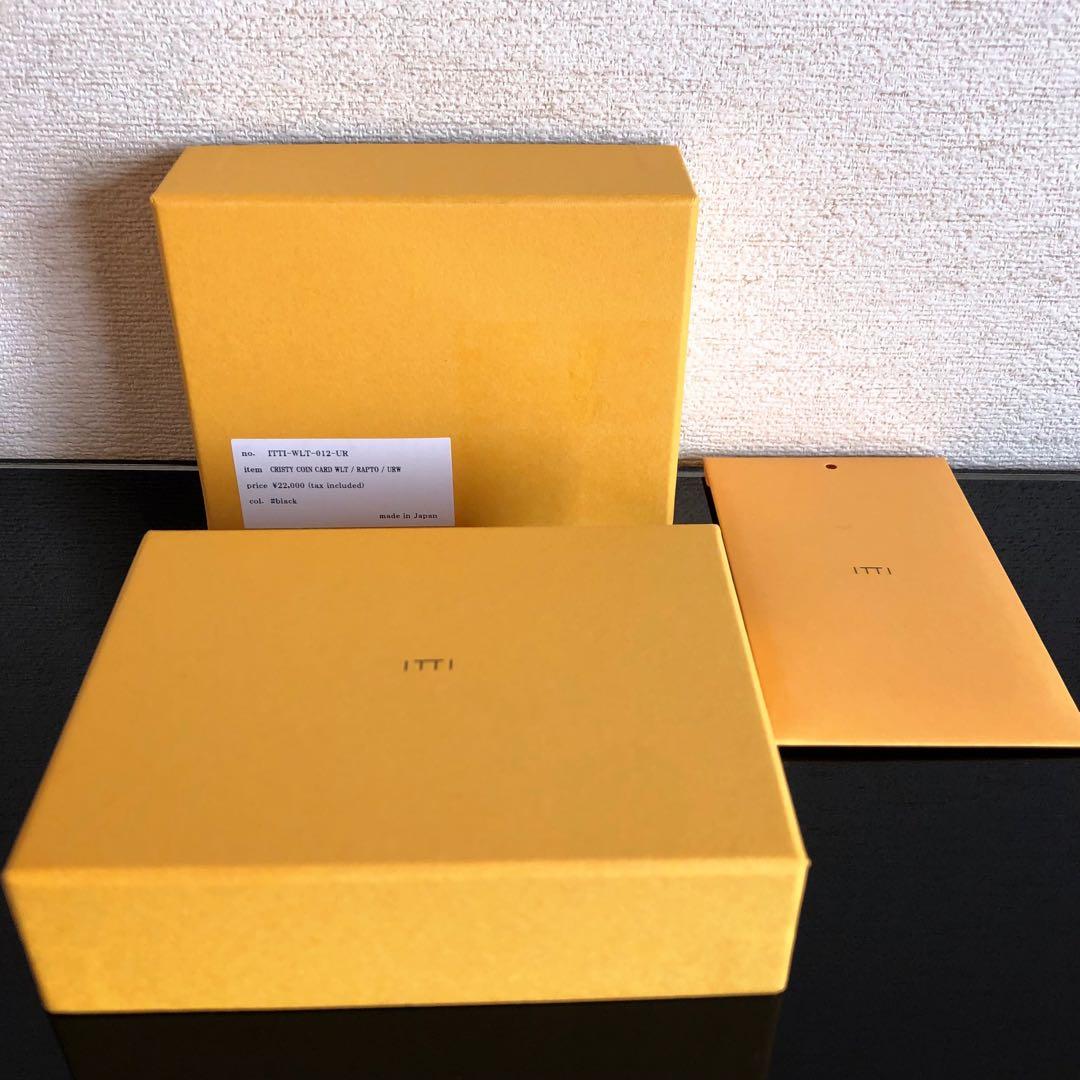 【美品】ITTI COIN CARD WLT ケース　カードケース　黒