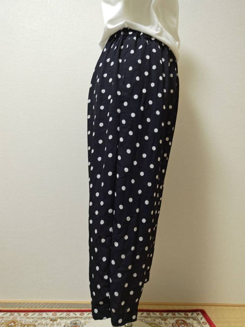 COMME des GARÇONS サルエルパンツ XS 黒水玉