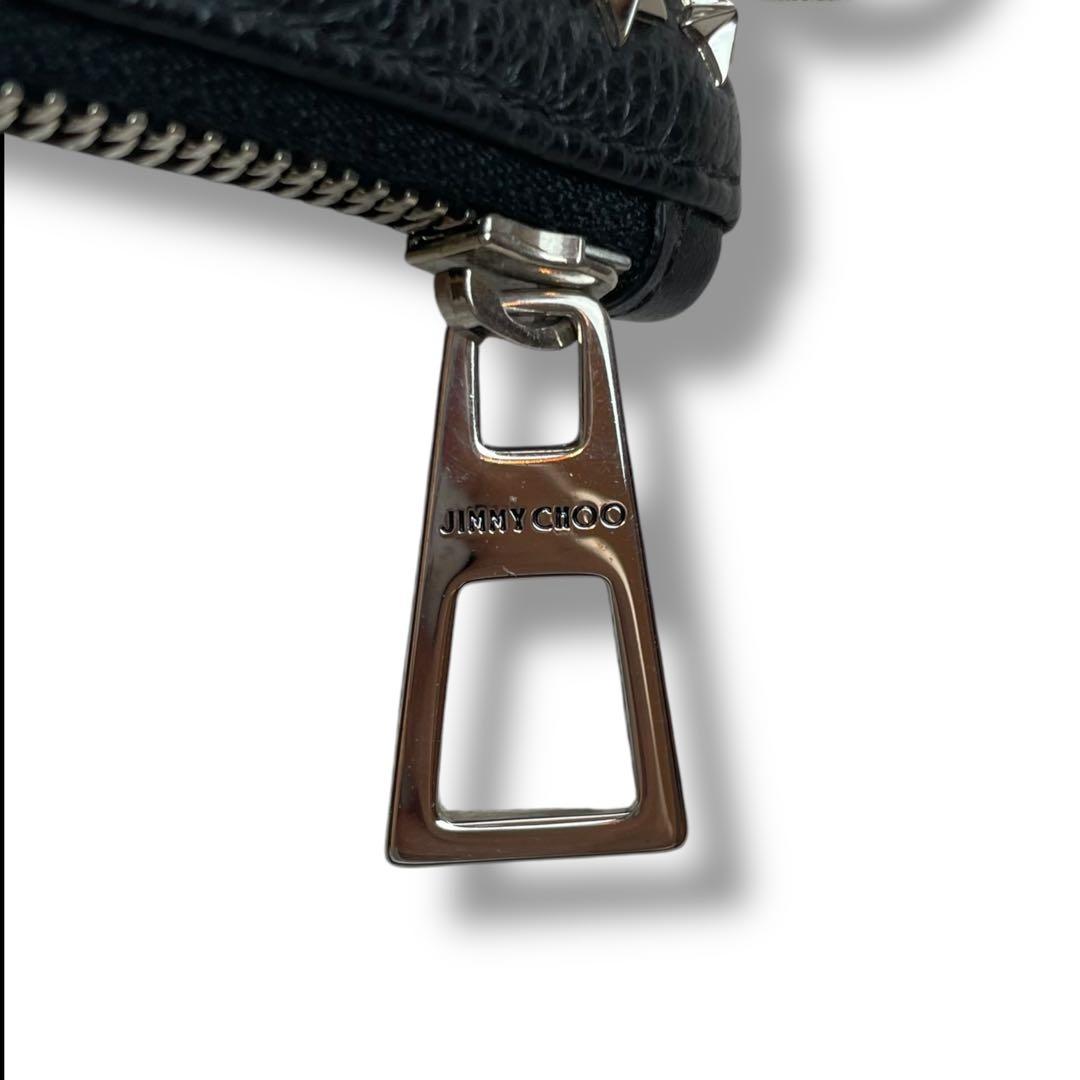 ジミーチュウ レザー クラッチバッグ セカンドバッグ スター スタッズ