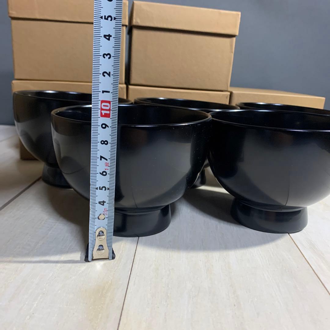 黒塗　椀　五客　まとめて　天然木