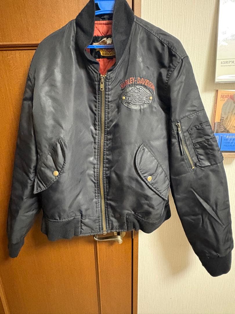 Harley-Davidson MA-1ジャケット M ブラック