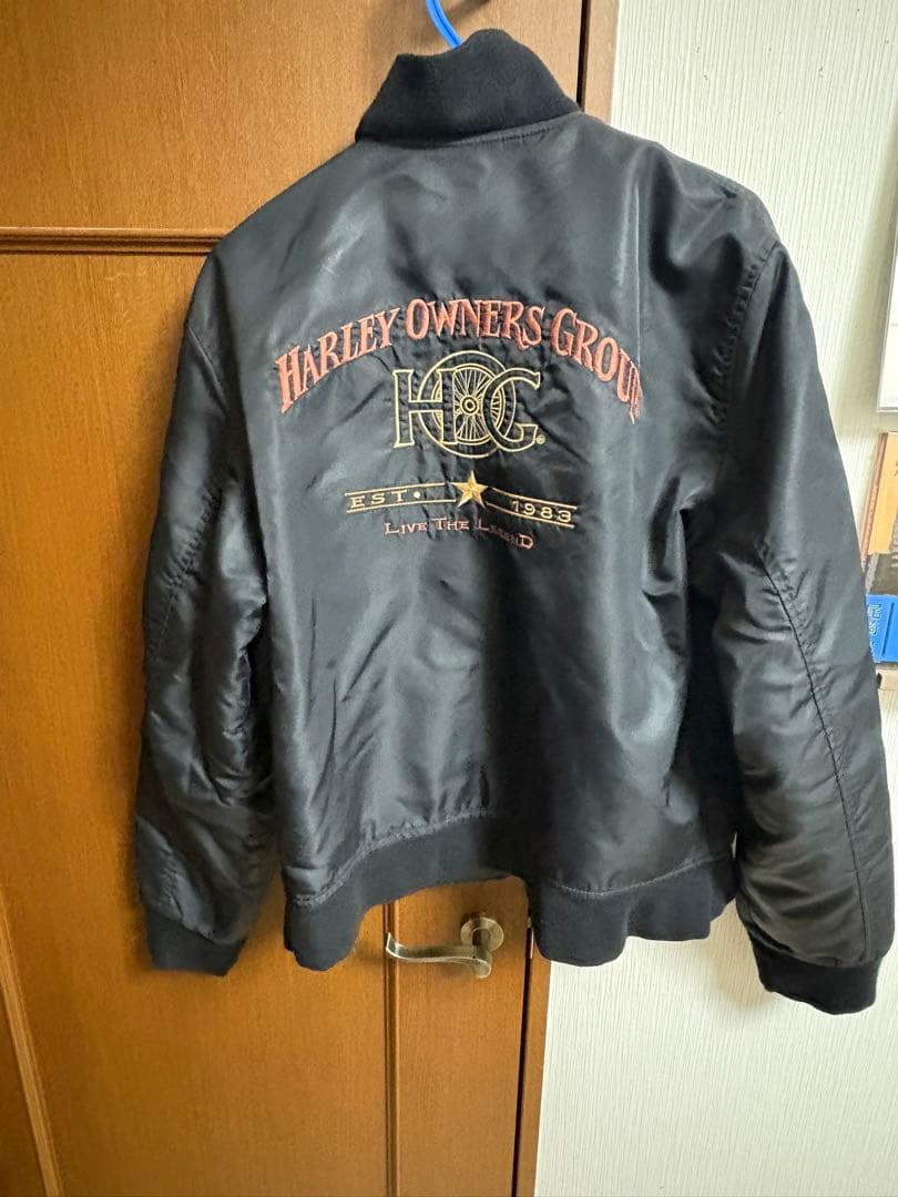 Harley-Davidson MA-1ジャケット M ブラック