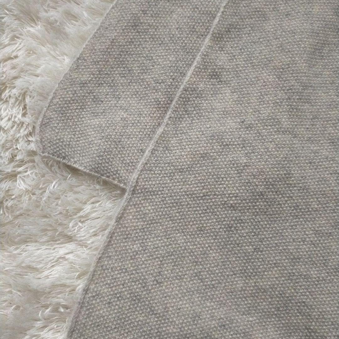 美品　evameva　カシミヤ100％　グレー　ショール　ストール　日本製