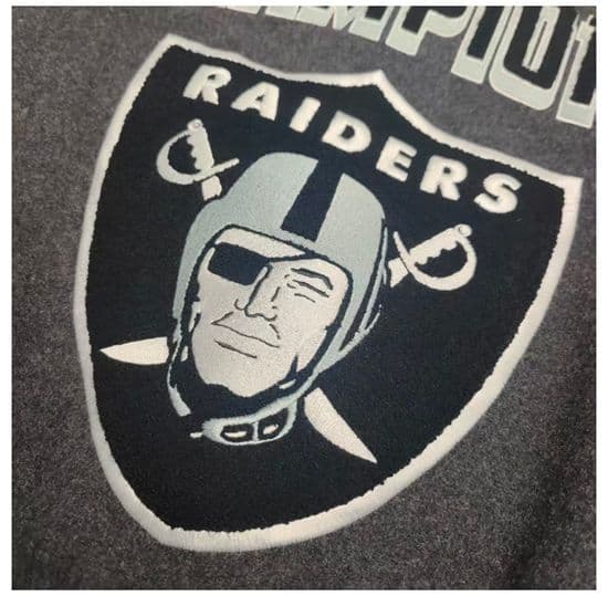 激レア NFL ラスベガス レイダース チャンピオン スタジャン ジャケット L